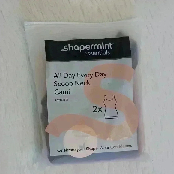 Shapermint essentials All Day Every Day Scoop Neck Cami #62001-2 - Picture 6 of 7